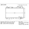 High Quality Car for Honda Aluminum Parts Radiator OEM 19010-P3f-014/004/902