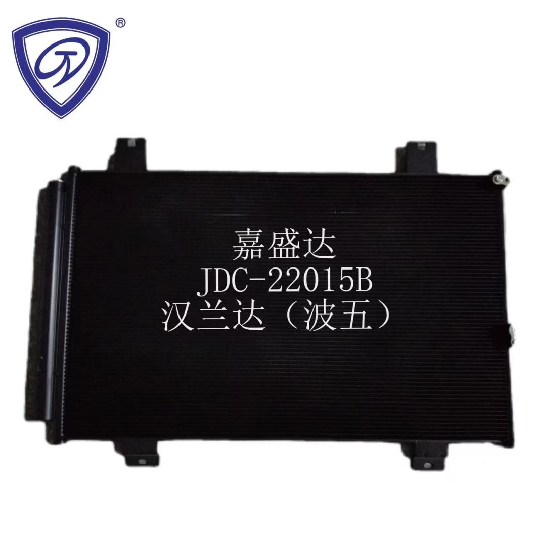 All Aluminum Auto Air Conditioner Parallel Flow Condenser Car Condenser for Highlander