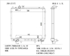 High Quality Cooling System Auto Radiator for Terracan 3.5L at