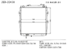 High Quality Aluminum Auto Parts Cooling System Water Tank Radiator for Toyota Hilux Pickup Mt