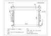 High Quality Cooling System Auto Radiator for Ford Mondeo 13 (Hybrid) -ATM OEM Dg938005cc