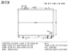 China Manufacturer Hot Selling Aluminum Auto Parts Radiator for Mitsubishi Pickup L200 2.5D 4D56 Mt Mr28103