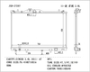 Mitsubishi Zinger 2.0L 2011 at Cooling System Auto Parts Water Tank Radiator China Wholesale