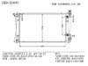 China Factory Wholesale Car Water Tank Radiator OEM 16400-0h120 for Toyota Avensis 2.0I 16v′03 at