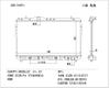 Auto Cooling System Daewoo Excelle′13-at Car Aluminum Radiator