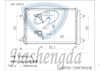 Customized All Aluminum Microchannel Heat Exchanger Auto Condensers for VW New Sagitar