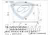 Customized Aluminum Microchannel Heat Exchanger Auto Condensers for Chevrolet Lova Aveo 02-