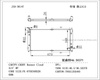 Auto Parts Aluminum Cooling Radiator for Chery Banner Cloud A15 Mt
