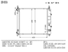 Aluminum Auto Parts Cooling System Water Tank Radiator for Nissan Sunny′11- Mt 21410-3AA2a