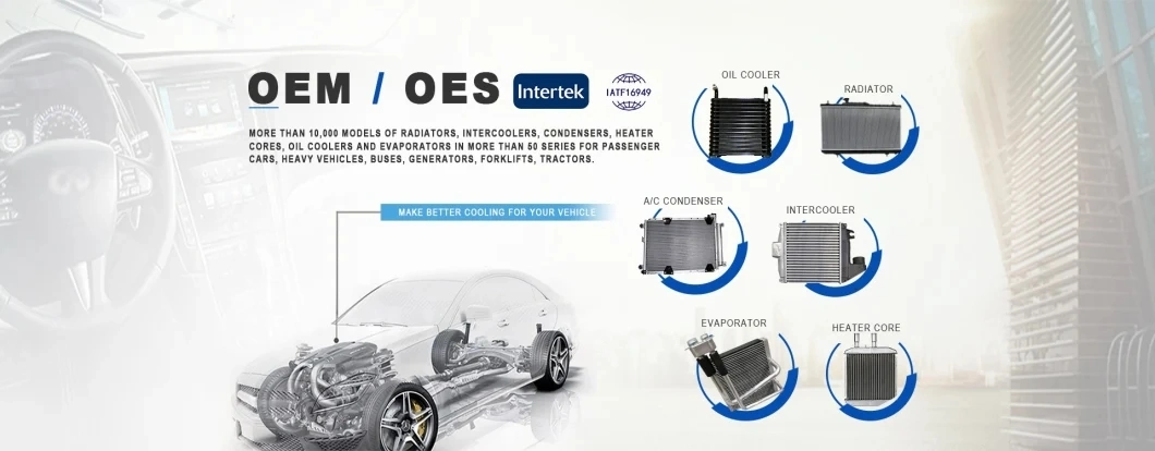 New High Quality Auto Spare Parts Byd Surui 1.5t Amt Engine Cooling System Aluminum Water Tank Radiator