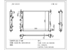 KIA K2′17 Mt Auto Parts Water Tank Aluminum Radiator