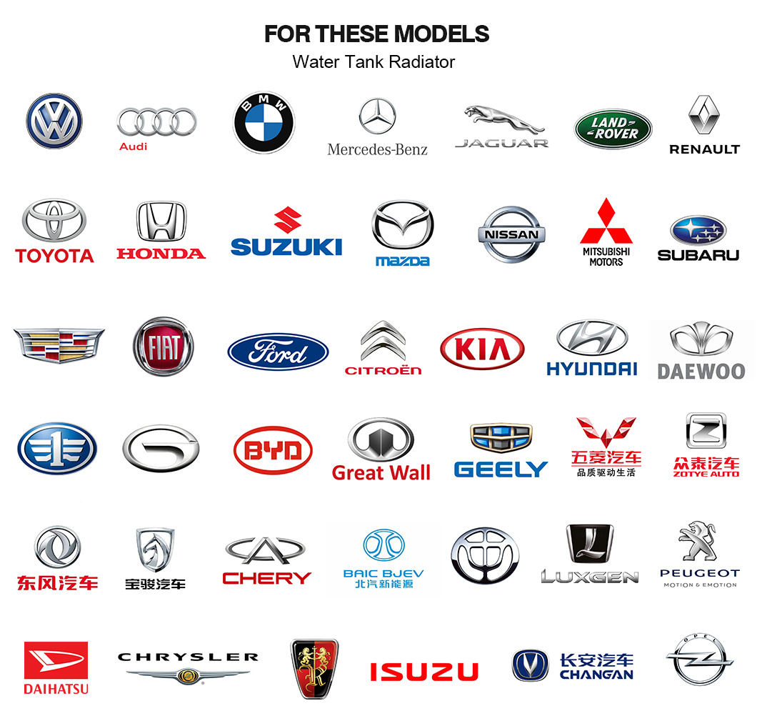 Aluminum Auto Spare Parts China Model Jiyoujian Mt Cooling System Car Radiator Wholesale