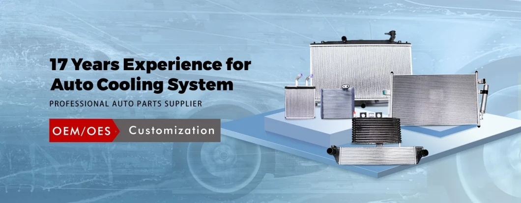 Auto Aluminum Parts Air Conditioning Cooling System Refrigeration Condenser