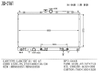 Automotive Cooling System Aluminum Radiator for Mitsubishi Lancer′01-05 at OEM Mr968857