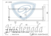 Auto A/C Refrigeration Parts Condenser OEM 88460-33130 for Toyota Camry 12-15 Hybrid Es300