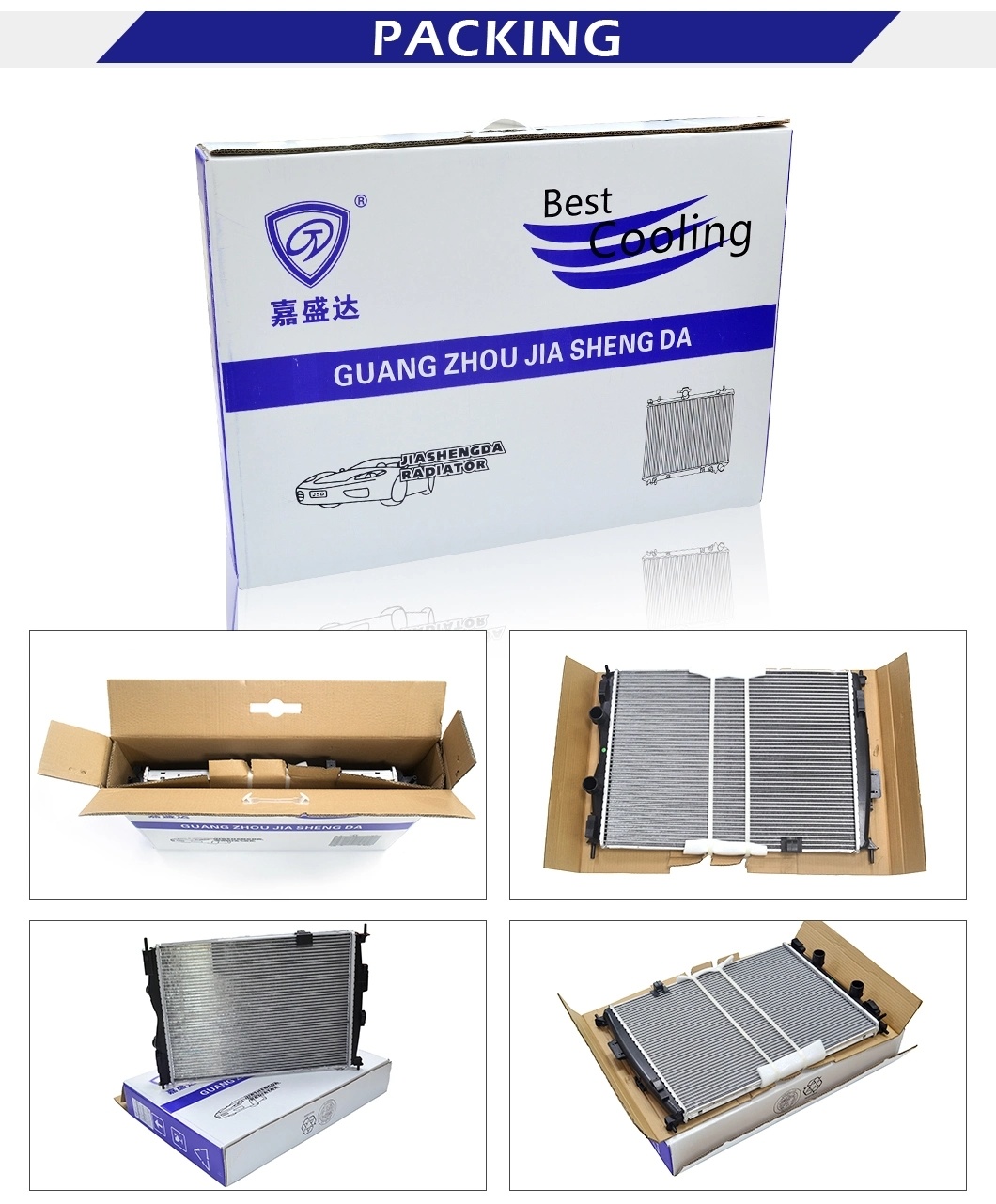 All Aluminum Auto Air Conditioner Parallel Flow Condenser Car Condenser for Volkswagen Sagitar