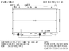 Hot Sale for Fit Saloon Auto Aluminum Radiator OEM 19010-Rej-W51