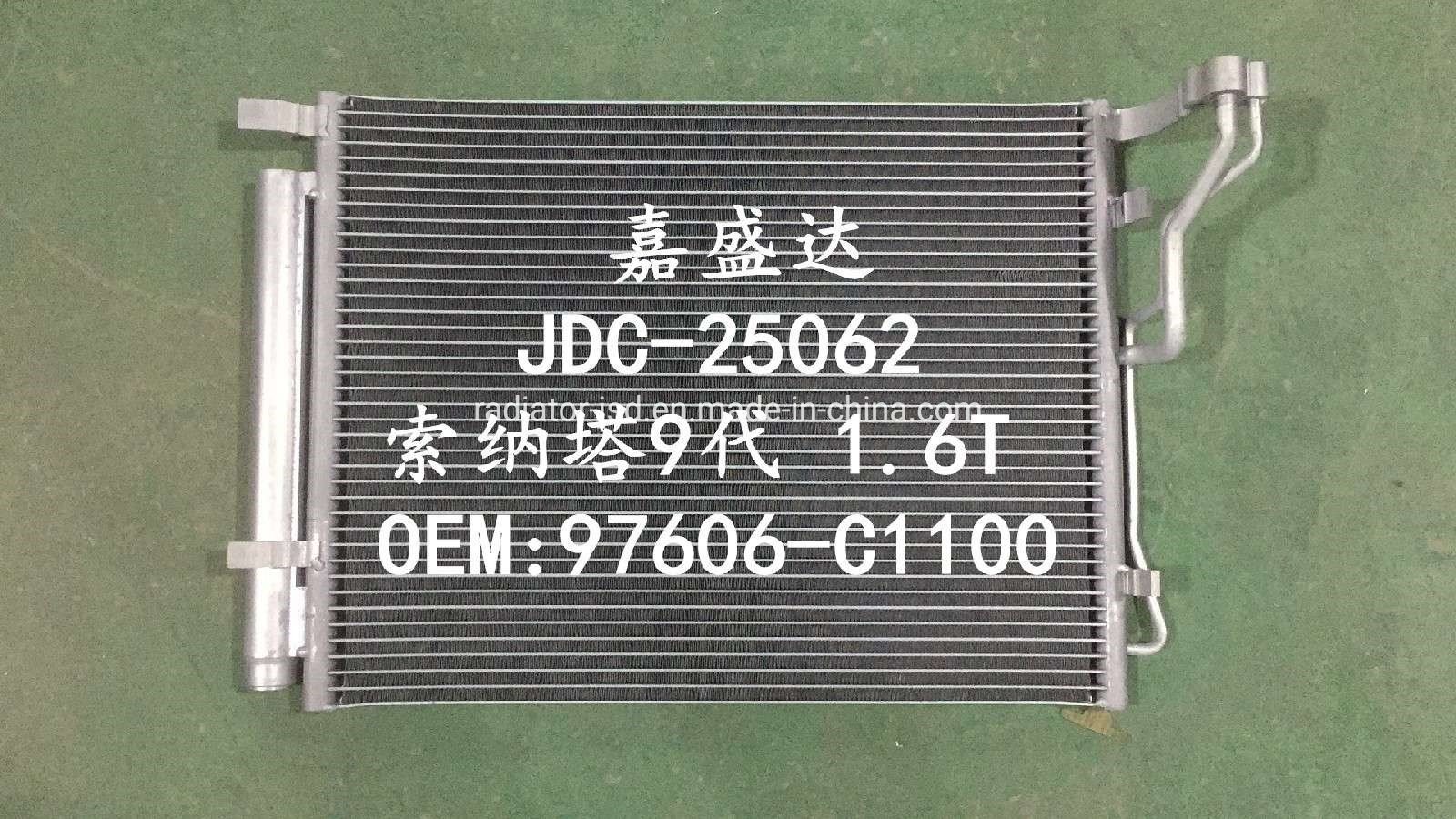 High Pressure Car Cooling System 97606-C1100 Aluminum Fin Copper Tube Refrigerator AC Air Condenser Micro Channel Condenser for Hyundai for KIA