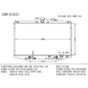 Auto Parts Cooling System Water Tank Aluminum Radiator for Accord 98-00 Cg5/Ta1 at