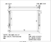 China Manufacturer Wholesale High Quality Auto Aluminum Radiator for Mitsubishi CS10′17 at