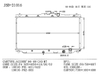 Car Aluminum Radiator OEM 19010-pH1-621 for Honda Accord 86-89 Ca5 Mt