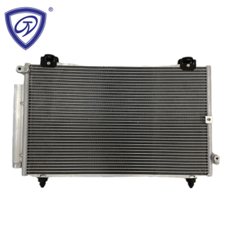 High Pressure Car Cooling System Aluminum Fin Copper Tube Refrigerator AC Air Condenser Micro Channel Condenser for Toyota Corolla
