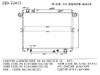 China Manufacturer Wholesale for Toyota Landcruiser′98-02 Hdj101K at Auto Parts Aluminum Radiator 16400-66120/16400-66121