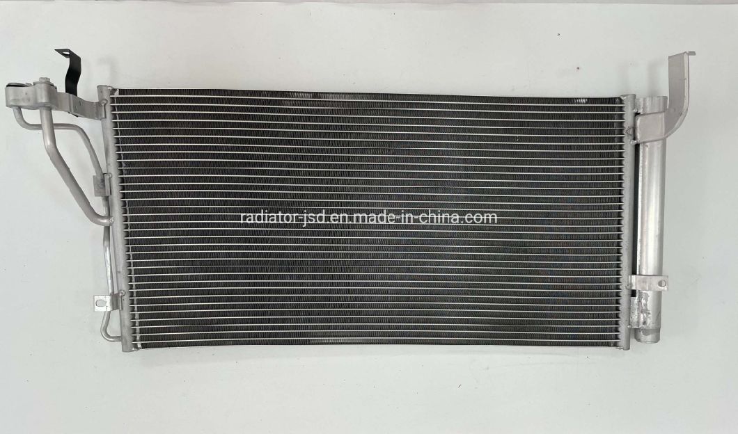 Auto Parts Heat Exchanger Condenser Parallel Flow Aluminum Auto Condenser for Hyundai 04 Sonata