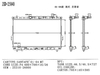 Santafe 01-04 Mt Auto Cooling System Parts Aluminum Water Tank Radiator OEM 25310-26000 China Wholesale