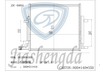 Aluminum Auto Parts China Wholesale Geely Boyue 16-18/1.8t Air Conditioner Refrigeration Condenser OEM 8010006300
