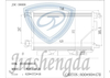 Car Parts Aluminum AC Condenser OEM 2035000854 for Mercedes-Benz W203