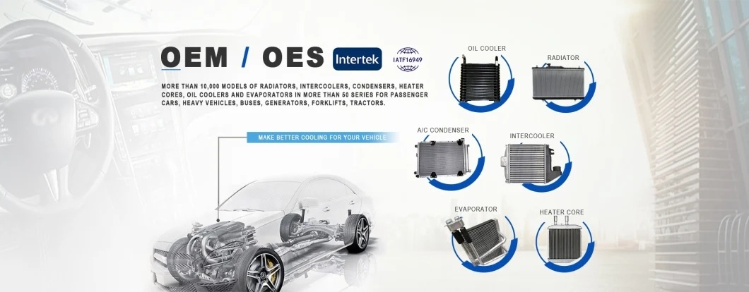 Auto Air Conditioning System Refrigeration Aluminum Parts Condenser High-Quality Wholesale