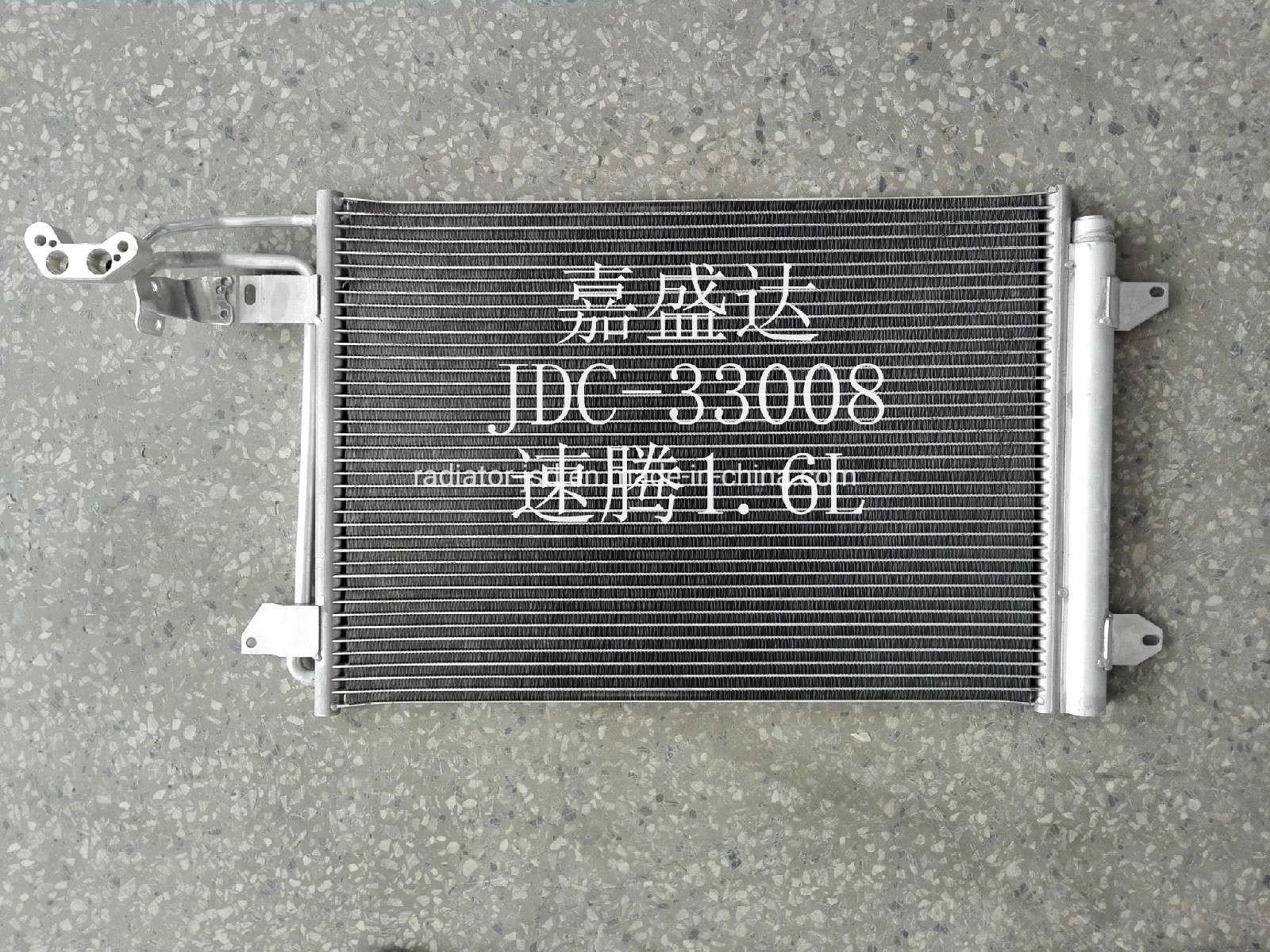 All Aluminum Auto Air Conditioner Parallel Flow Condenser Car Condenser for Volkswagen Sagitar