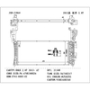High Quality Edge 2.0t 2012-at Aluminum Auto Parts Cooling System Water Tank Radiator OEM CT43-8005-Cc