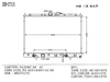Hot Sale Pajero 99 at Auto Aluminum Parts Cooling System Radiator OEM Mr373172