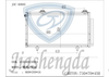 Hot Selling Great Wall Cool Bear/Dazzling Auto Air Conditioning Refrigeration Parts Condenser OEM 810500xs09xa