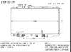 OEM 19010-Rcj-A51 Car Intercooler Aluminum Radiator for Honda Accord 03 Cm6 3.0L at