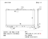 Aluminum Durable Parts Cooling System Radiator Wholesale for Joyear Mitsubishi Engine 1.8 Mt