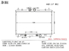 Aluminum Auto Parts for Nissan Car Tiida′ 04′ at Cooling System Radiator OEM 21460-ED500