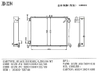 Hot Sale for Jinbei Hiaceeg (diesel) Auto Aluminum Radiator OEM 16400-5b740