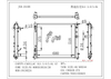 2022 China Manufacturer Hot Selling Aluminum Auto Parts Radiator for Cadillac SLS 3.0/3.6L at OEM 19130224
