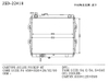 Auto Parts Cooling System Aluminum Water Tank Radiator for Toyota Hilux Pickup Mt