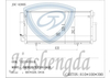 Aluminum Auto Air Conditioning Parts Refrigeration System Condenser OEM 73210fe010 for Impreza 00-06