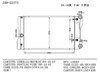 2022 Special Offers Auto Radiator for Toyota Corolla/Matrix′09-10 at/Pontiac Vibe′09-10 at