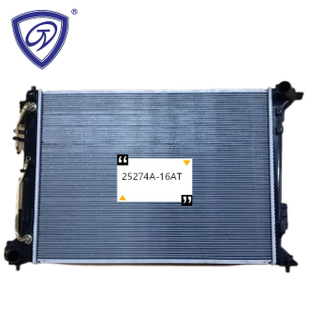 China Suppler Wholesale Price High Performance Aluminum Auto Radiator for Hyundai Tucson 2.0L 15 at