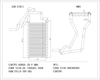 China Car Parts Heater Radiator OEM 79115-T0t-H01 Heater Core for Honda CRV RM4