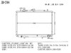 High Quality Aluminum Auto Parts Radiator Wholesale for Mitsubishi Pickup L200′ 98- Mt