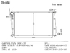 High Quality Auto Parts Aluminum Radiator for Suzuki Tata India Mt