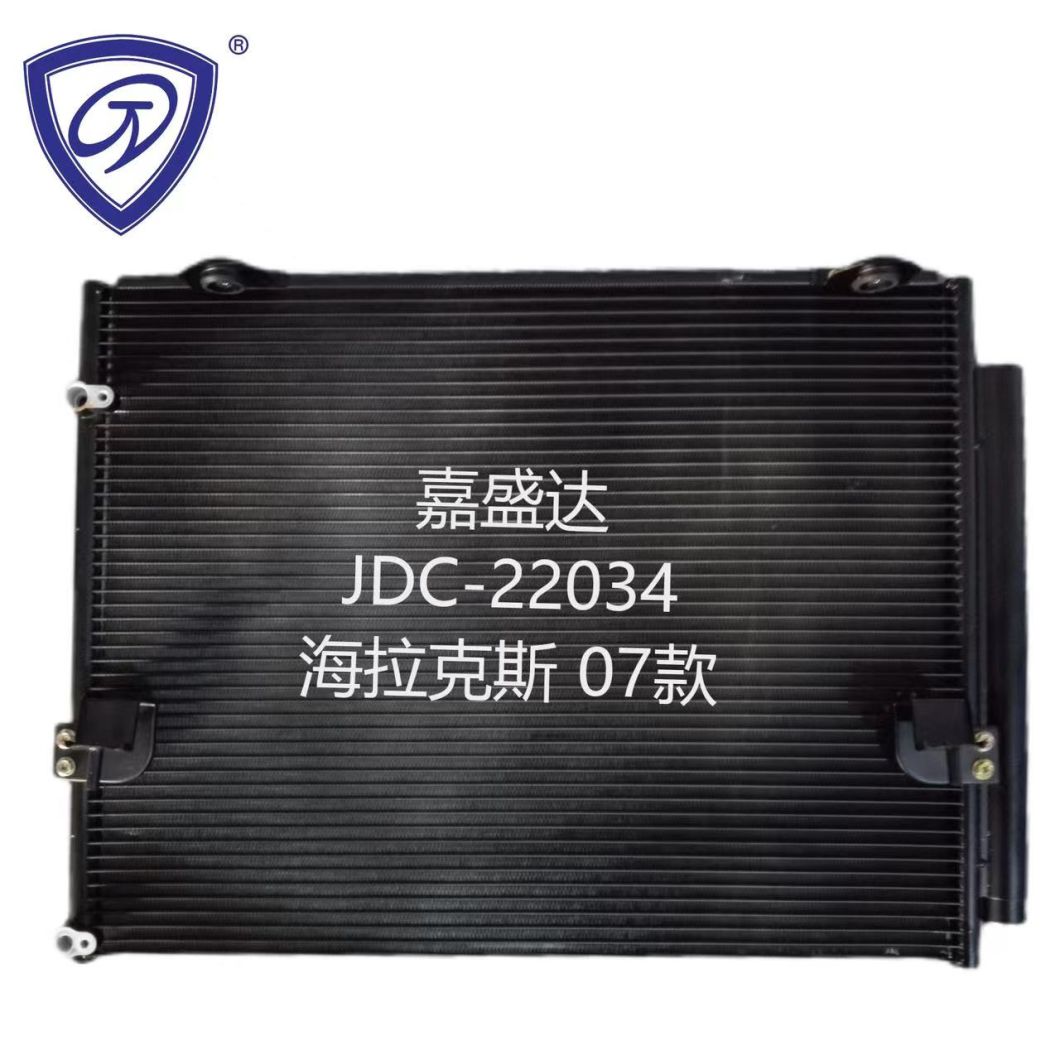 Cooling System Aluminium Auto Parts AC Car Condenser for Hilux Pickup 07