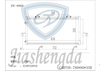 Auto Radiator Air Conditioning Refrigeration Parts Aluminum Condenser Wholesale for Roewe 750